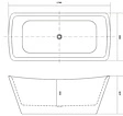 Ванна акриловая отдельностоящая Aquatek Верса 178x80 AQ-4880