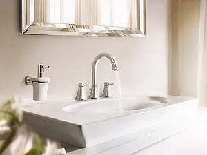 Дозатор для жидкого мыла Grohe Grandera хром/белый 40627000 Дозатор для жидкого мыла Grohe Grandera хром/белый 40627000, 3