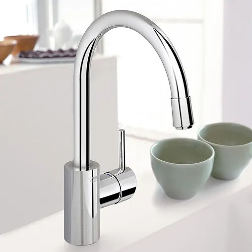 Смеситель для кухни с выдвижным изливом Grohe Concetto хром 32663001