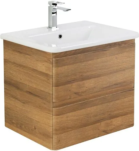 Тумба-умывальник подвесная BelBagno ALBANO-CER 50 Rovere Rustico ALBANO-CER-500-2C-SO-RR+12050-KL