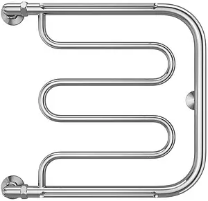 Полотенцесушитель водяной Terminus Фокстрот 1" БШ 500х500 полированная сталь 4620768881039 Полотенцесушитель водяной Terminus Фокстрот 1" БШ 500х500 полированная сталь 4620768881039, 3