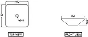 Раковина Jaquar Laguna белый LAS-WHT-91903 Раковина Jaquar Laguna белый LAS-WHT-91903, 2