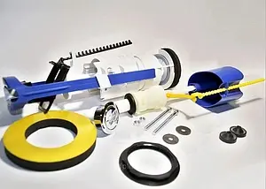 Комплект арматуры для бачка однорежимный ½" пластик нижний OLI DECO + UNI BOTTOM ½ 037192 Комплект арматуры для бачка однорежимный ½" пластик нижний OLI DECO + UNI BOTTOM ½ 037192, 5