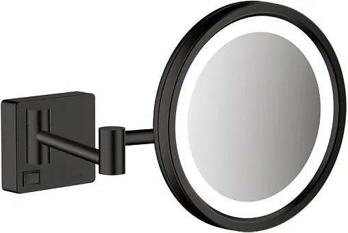 Косметическое зеркало Hansgrohe AddStoris чёрный матовый 41790670