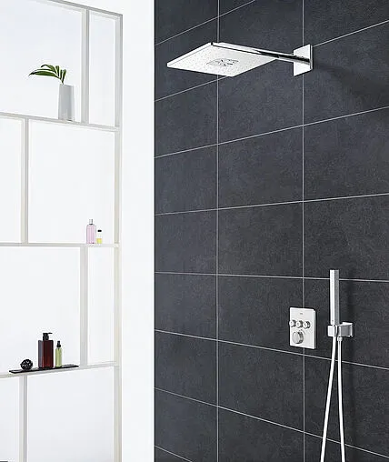 Термостат для 3 потребителей Grohe Grohtherm SmartControl белый/хром 29157LS0