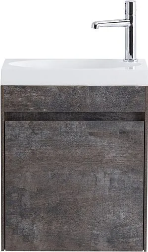 Тумба-умывальник подвесная BelBagno PIETRA MINI 46 L Stone PIETRA MINI-460-1A-SO-PT-L+BB-460-PM-LVB