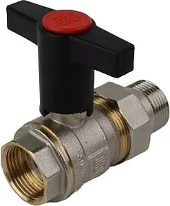 Кран шаровый с американкой 1"в x 1"н Elsen EV10.6202 Кран шаровый с американкой 1"в x 1"н Elsen EV10.6202, 1