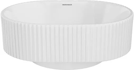 Раковина Kerama Marazzi Artbasin Conchiglia 50 белый VE.wb.50\WHT