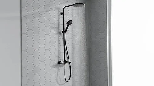 Лейка ручного душа Hansgrohe Raindance Select S 120 3jet PowderRain чёрный матовый 26014670