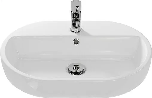 Раковина Cersanit Caspia 60 Oval белый 64029