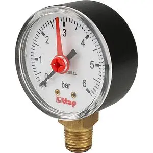 Манометр радиальный Itap 50мм 6 бар ¼" 482B014R Манометр радиальный Itap 50мм 6 бар ¼" 482B014R, 4