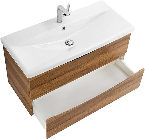 Тумба-умывальник подвесная BelBagno MARINO-CER 80 Rovere Rustico MARINO-CER-800-2C-SO-RR-P+BB-0322-80-LVB