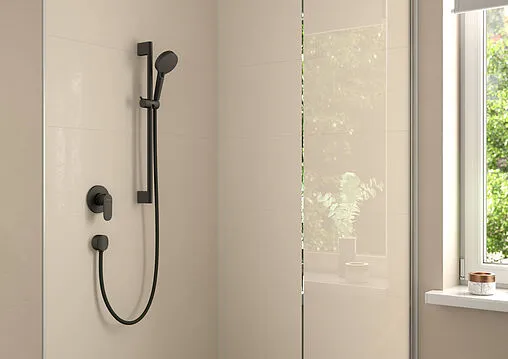 Шланговое подключение Hansgrohe FixFit S чёрный матовый 26453670