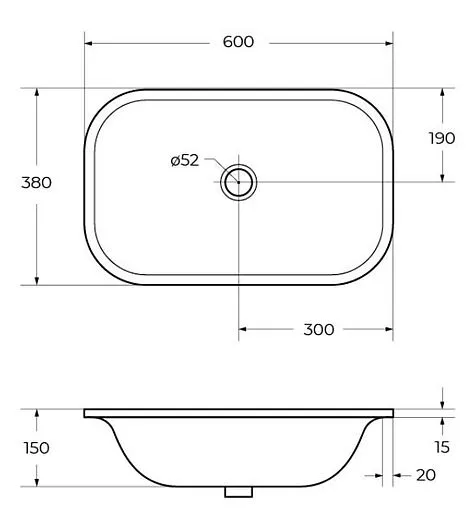 Раковина Cezares 60 белый CZR-ARE-60-LVB