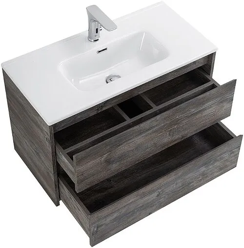 Тумба-умывальник подвесная BelBagno KRAFT 39 80 Pino Pasadena KRAFT 39-800/390-2C-SO-PP+BB800/390ETL