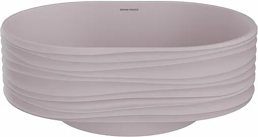 Раковина Kerama Marazzi Artbasin Conchiglia 50 белый матовый SA.wb.50\MAL