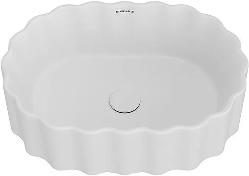 Раковина Kerama Marazzi Artbasin Conchiglia 50 белый CC.wb.50\WHT