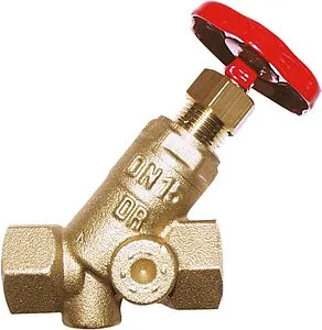 Вентиль запорно-регулирующий ¾"в x ¾"в Herz Strömax 1411502 Вентиль запорно-регулирующий ¾"в x ¾"в Herz Strömax 1411502, 1