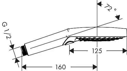 Лейка ручного душа Hansgrohe Raindance Select S 120 3jet PowderRain полированное золото 26014990