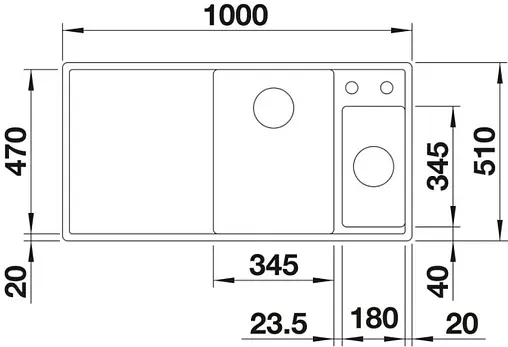 Мойка кухонная Blanco Axia III 6 S 100 L (доска ясень) белый 524647