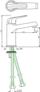 Раковина Jaquar JDR черный матовый JDS-BLM-25911 Раковина Jaquar JDR черный матовый JDS-BLM-25911, 2