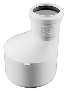 Патрубок переходной длинный внутренний бесшумный D=75x50мм Rehau Raupiano Plus 11213841002 Патрубок переходной длинный внутренний бесшумный D=75x50мм Rehau Raupiano Plus 11213841002, 1