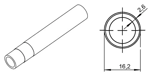 Труба металлополимерная Rehau Rautitan Stabil 16.2 x 2.6мм PE-Xa/AL/PE 11301211100