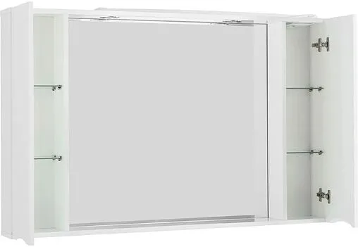 Шкаф-зеркало BelBagno FLY-MARINO 120 Bianco Lucido MARINO-SPC-1200/750-2A-BL-P