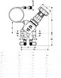 Балансировочный клапан ½"в х ½"в Kvs 4.1 Cimberio CIM 718LP 12