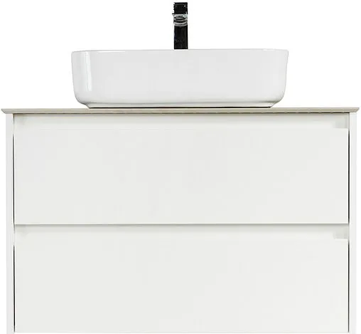 Тумба-умывальник подвесная BelBagno KRAFT 100 Bianco Opaco KRAFT-1000-2C-SO-BO+