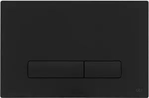 Клавиша смыва для унитаза OLI Glam 139187 черный матовый Клавиша смыва для унитаза OLI Glam 139187 черный матовый, 1