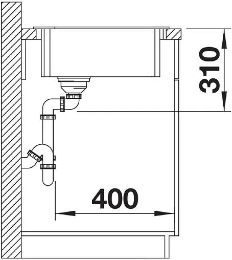 Мойка кухонная Blanco Zia 9 E 93 антрацит 514764