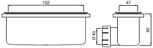 Сифон для душевого поддона Ideal Standard Ultra Flat New хром T4493AA