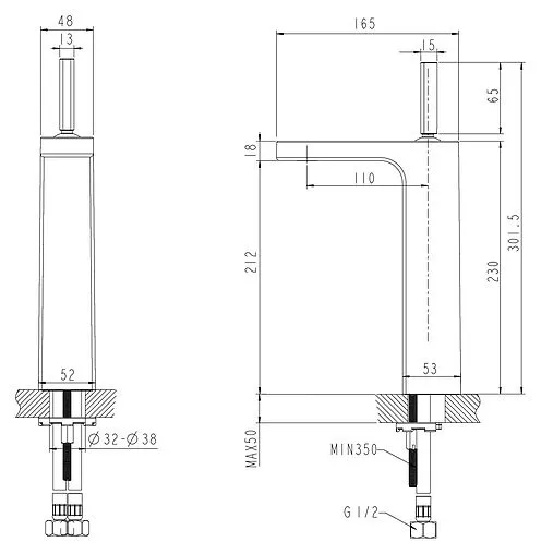 Смеситель для раковины Bravat Spring хром F179113C-A