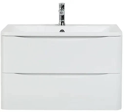 Тумба-умывальник подвесная BelBagno ACQUA 80 Bianco Lucido ACQUA-800-2C-SO-BL+