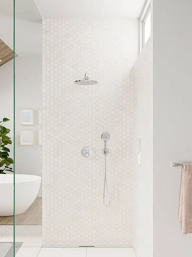 Лейка верхнего душа Hansgrohe Croma 220 1jet EcoSmart хром 26465000