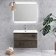 Тумба-умывальник подвесная BelBagno ALBANO-CER 80 Robere Nature Grigio ALBANO-CER-800-2C-SO-RNG+12080-KL