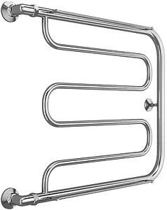 Полотенцесушитель водяной Terminus Фокстрот 1" БШ 600х700 полированная сталь 4620768881473 Полотенцесушитель водяной Terminus Фокстрот 1" БШ 600х700 полированная сталь 4620768881473, 1
