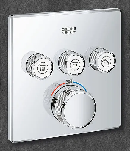 Термостат для 3 потребителей Grohe Grohtherm SmartControl хром 29126000