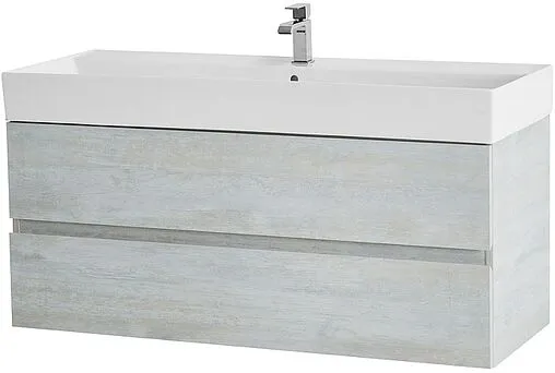 Тумба под умывальник подвесная Cezares Molveno 46 120 Legno Bianco MOLVENO 46-120-2C-SO-LB