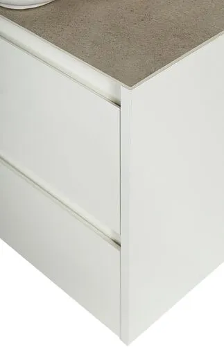 Тумба-умывальник подвесная BelBagno KRAFT 100 Bianco Opaco KRAFT-1000-2C-SO-BO+