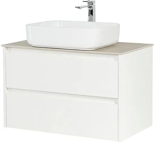 Тумба-умывальник подвесная BelBagno KRAFT 100 Bianco Opaco KRAFT-1000-2C-SO-BO+