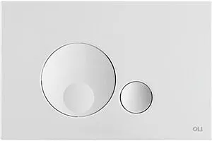 Клавиша смыва для унитаза OLI Globe 152949 белый Клавиша смыва для унитаза OLI Globe 152949 белый, 1