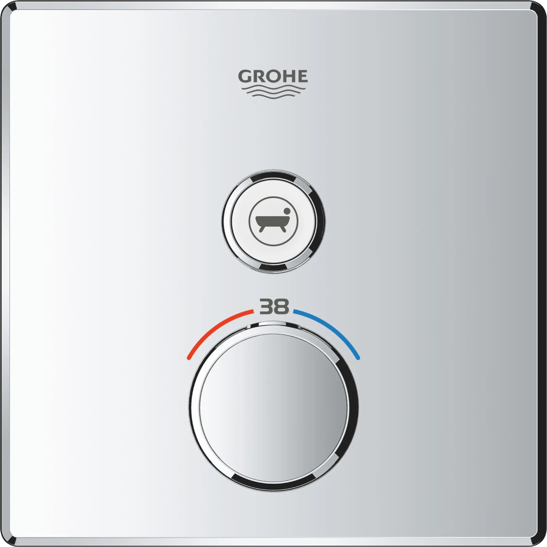 Термостат для 1 потребителя Grohe Grohtherm SmartControl хром 29123000