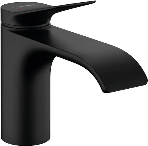 Смеситель для раковины Hansgrohe Vivenis 80 чёрный матовый 75010670