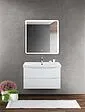 Тумба-умывальник подвесная BelBagno MARINO-CER 100 Bianco Lucido MARINO-CER-1000-2C-SO-BL-P+BB-0324-100-LVB