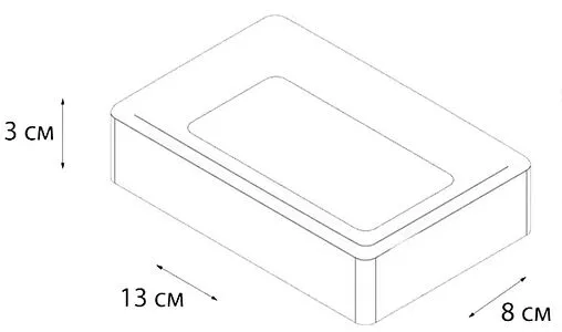 Мыльница Fixsen Tomy белый/с рисунком FX-231-4