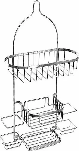 Полка с подставкой для стаканов Milardo Shelf хром 014W050M44