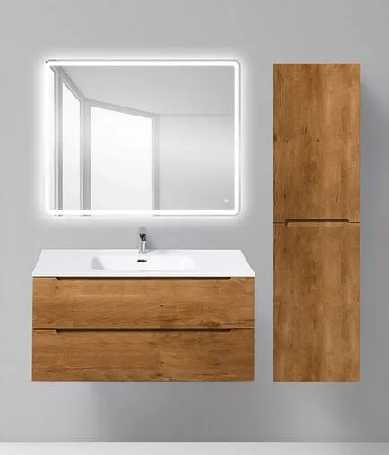 Тумба-умывальник подвесная BelBagno ETNA 100 Rovere Nature ETNA-1000-2C-SO-RN-P+