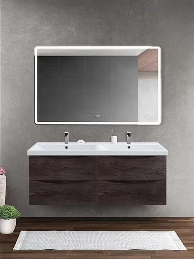 Тумба-умывальник подвесная BelBagno MARINO-CER 120 Rovere Nature Grigio MARINO-CER-1200-4C-SO-2-RNG-P+BB-0325-120-2-LVB